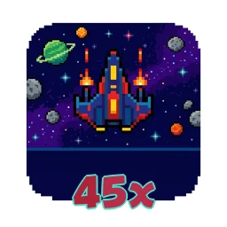 45x
